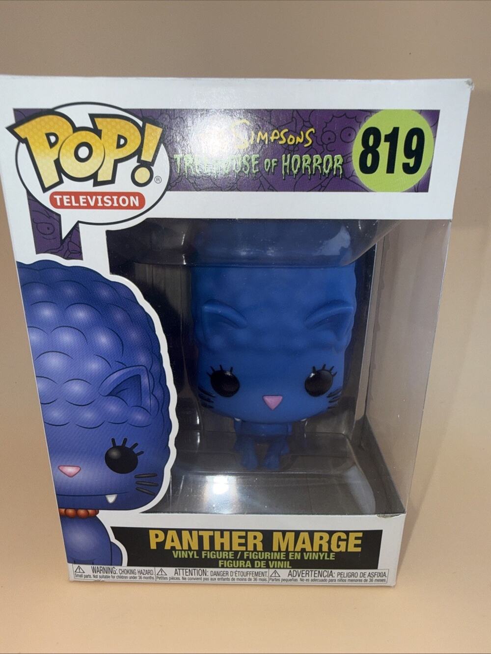 Funko Pop! Panther Marge 819 The Simpsons Treehouse of Horror Cartoon Vinyl Toy